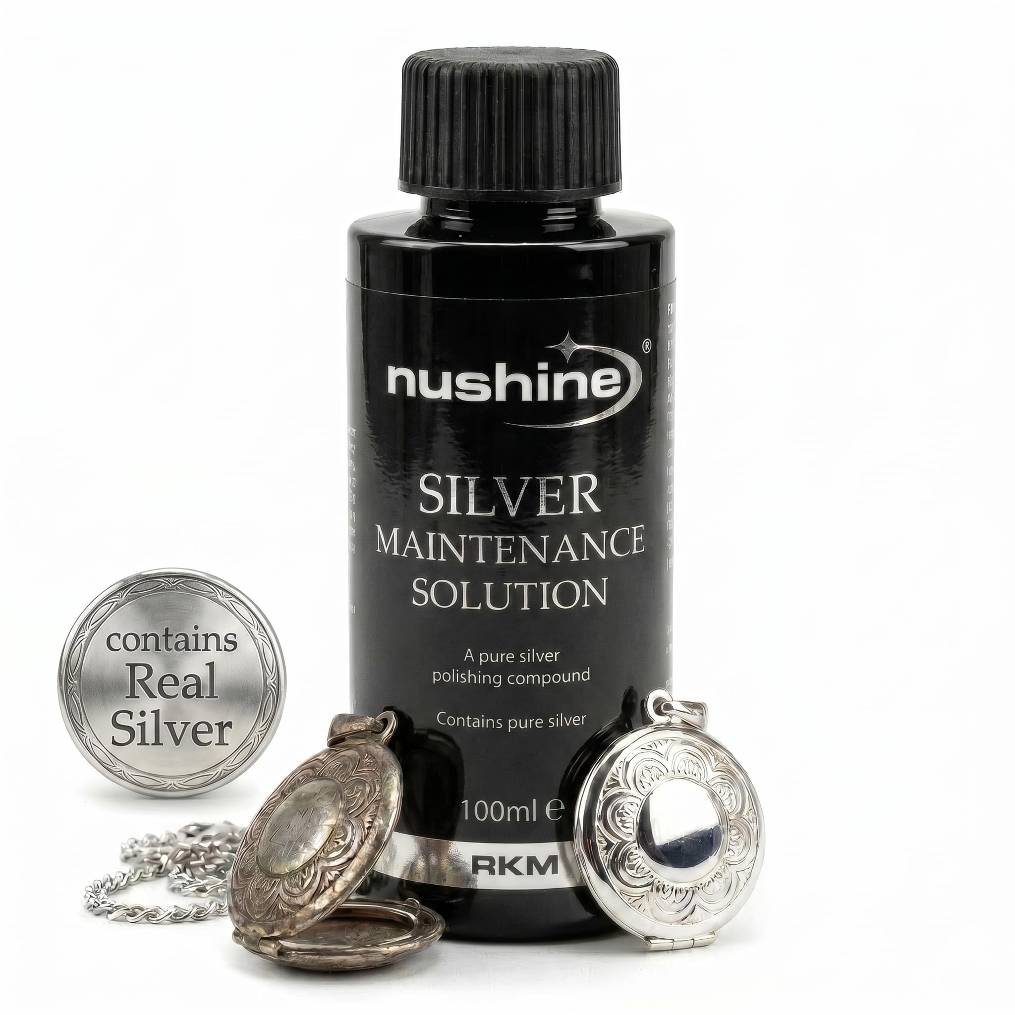 Amazon | Nushineシルバーメンテナンスソリューション3.4 Oz